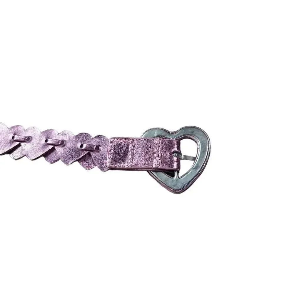 Girls sparkle heart belt 26